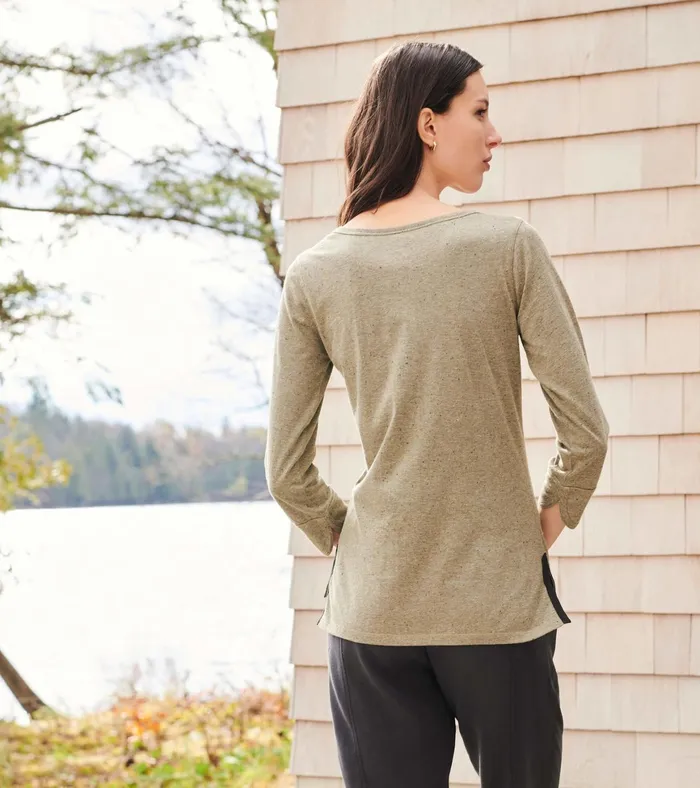 Hatley 34 Sleeve Breton 8211 Loden Green Women Tops