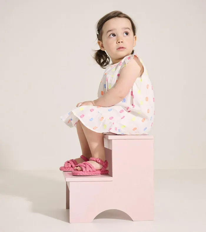 Hatley Baby and Toddler Girls Summer Dots Flounce Dress Baby and Toddler Dresses