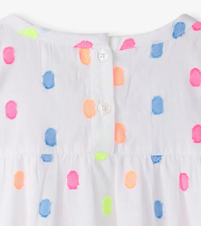 Hatley Baby and Toddler Girls Summer Dots Flounce Dress Baby and Toddler Dresses