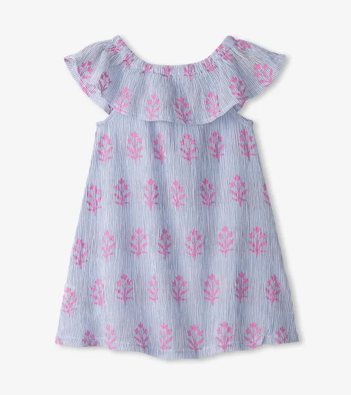 Hatley Baby and Toddler Girls Wild Flower Ruffle ALine Dress Baby and Toddler Dresses