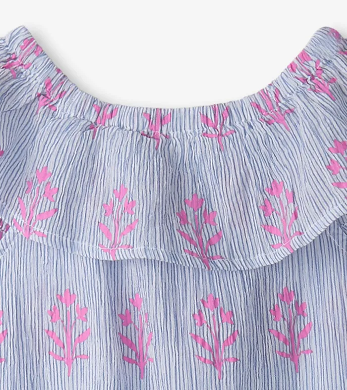 Hatley Baby and Toddler Girls Wild Flower Ruffle ALine Dress Baby and Toddler Dresses