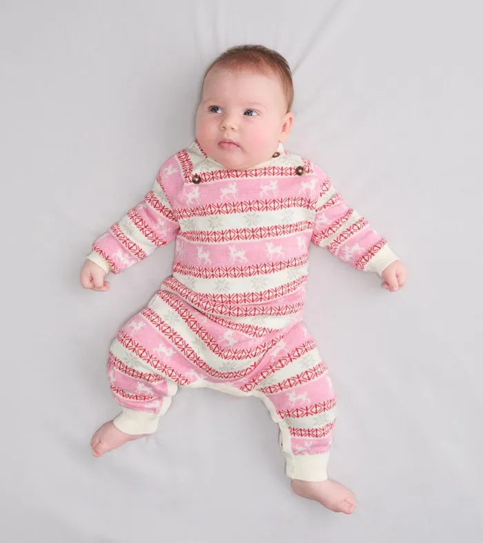 Hatley Baby Doe Fair Isle Sweater Romper Baby and Toddler Rompers