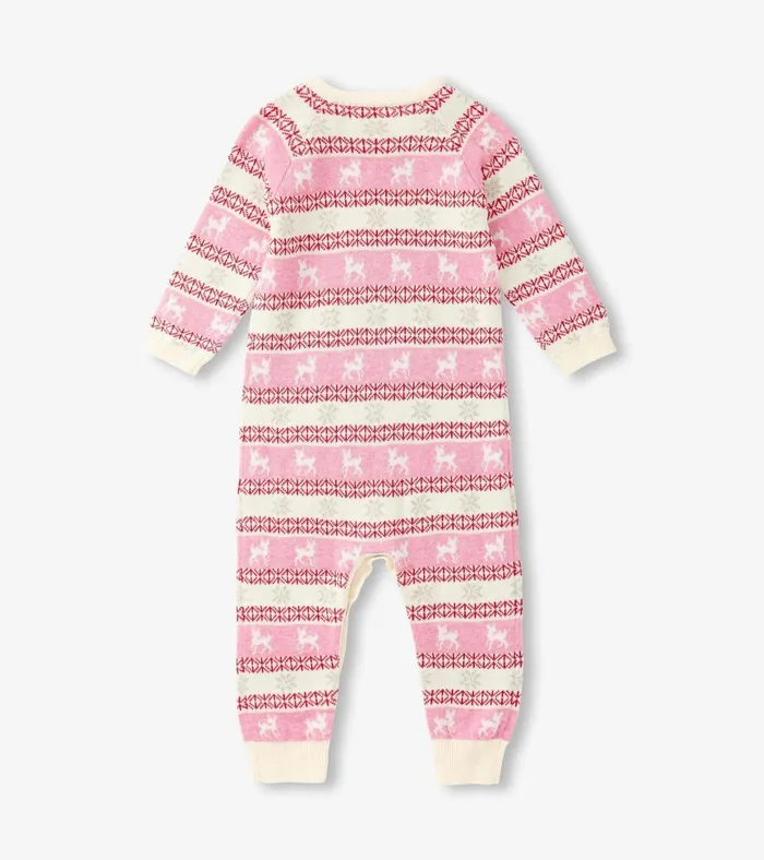 Hatley Baby Doe Fair Isle Sweater Romper Baby and Toddler Rompers