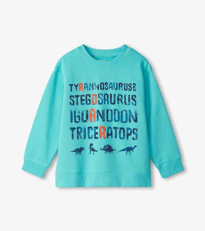 Hatley Boys Dinosaur Roar Sweatshirt Boys Sweaters
