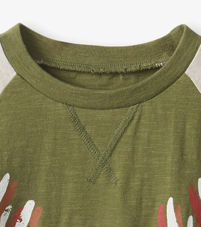 Hatley Boys Grand Elk Long Sleeve TShirt Boys Tops