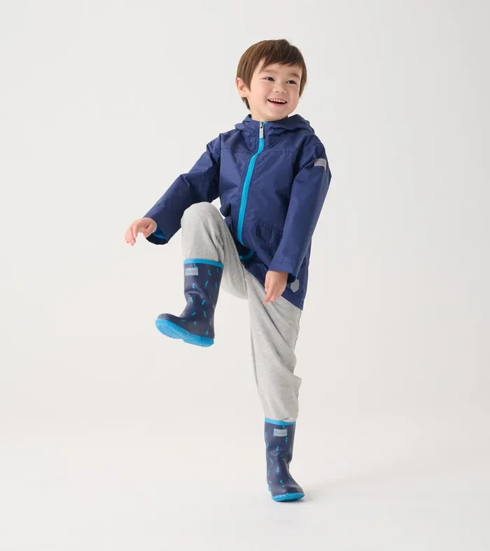 Hatley Boys Lightning Storm Packable Rain Boots BoysBaby and Toddler Rainwear