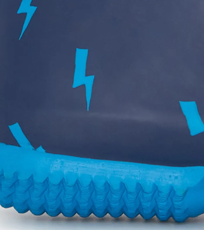 Hatley Boys Lightning Storm Packable Rain Boots BoysBaby and Toddler Rainwear