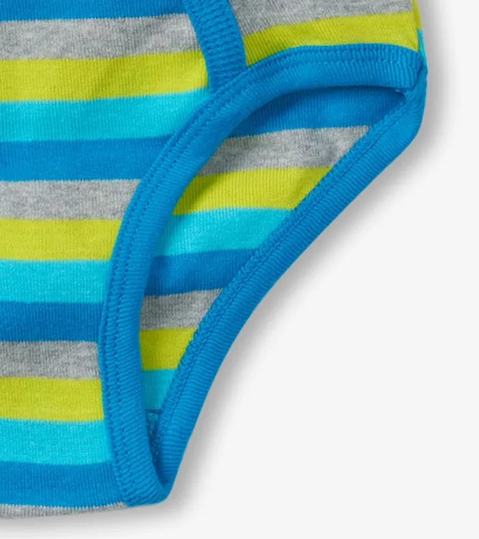 Hatley Boys Stripes 3 Pack Classic Briefs Boys Underwear