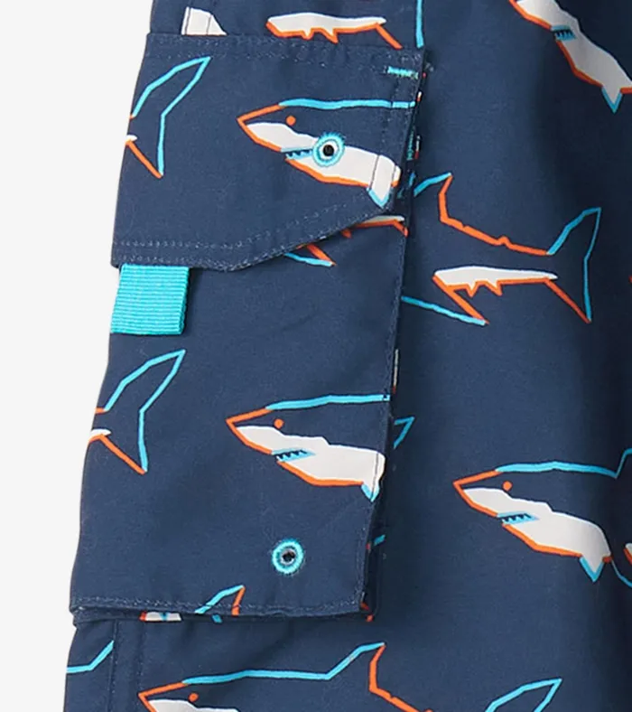Hatley Boys Swimming Sharks Board Shorts Boys Swimwear