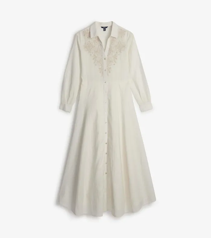 Hatley Brandi Maxi Dress 8211 Marshmallow Women Dresses
