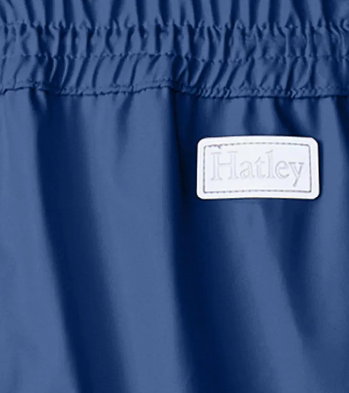 Hatley Classic Navy Rain Pants GirlsBoys Rainwear