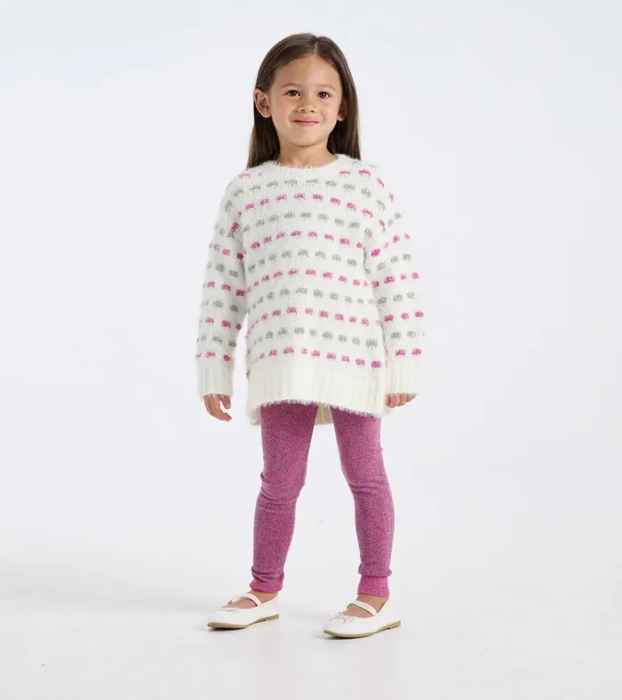 Hatley Girls Basket Weave Sweater Tunic Girls Sweaters