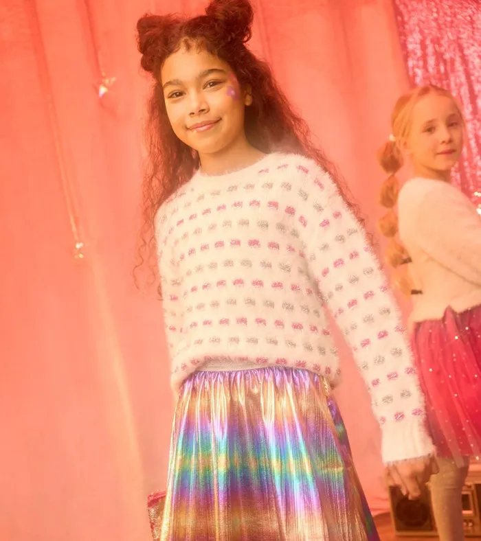 Hatley Girls Basket Weave Sweater Tunic Girls Sweaters