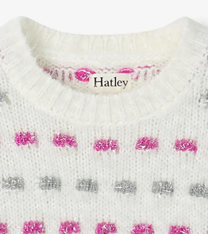 Hatley Girls Basket Weave Sweater Tunic Girls Sweaters