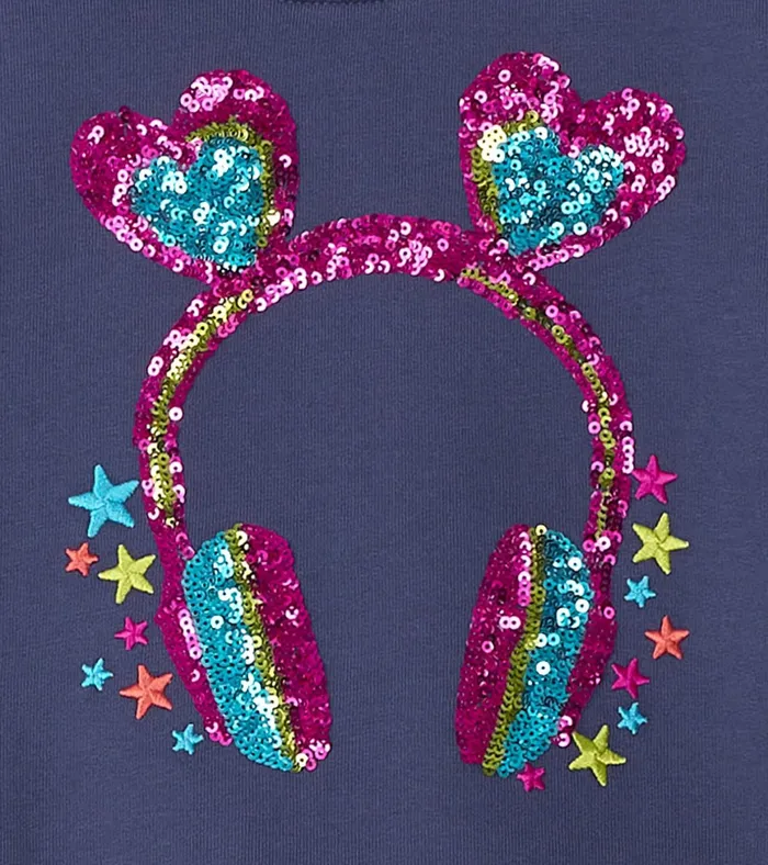 Hatley Girls Headphones Dropped Waist Dress Girls Dresses
