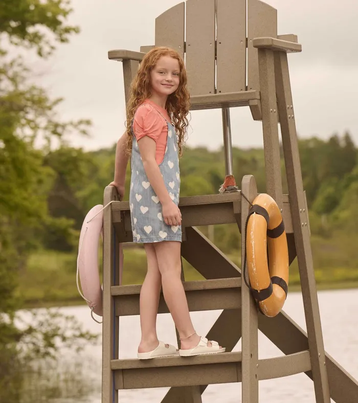 Hatley Girls Hearts Slouchy Overalls Girls Bottoms