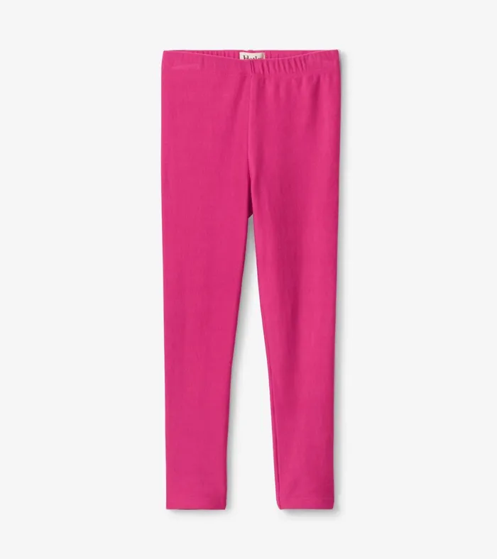 Hatley Girls Magenta Cozy Leggings Girls Bottoms