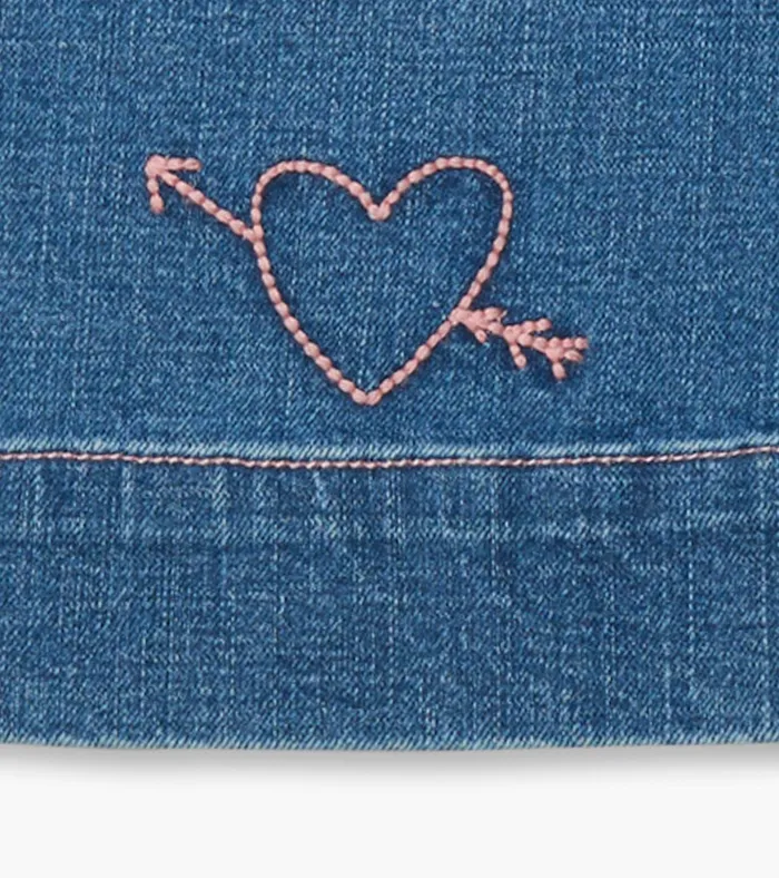 Hatley Girls Stretch Denim Wide Leg Pants Girls Bottoms