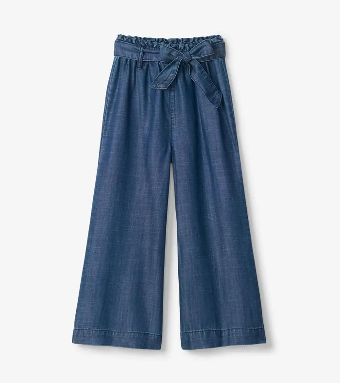 Hatley Girls Tencel Textured Paperbag Pants Girls Bottoms