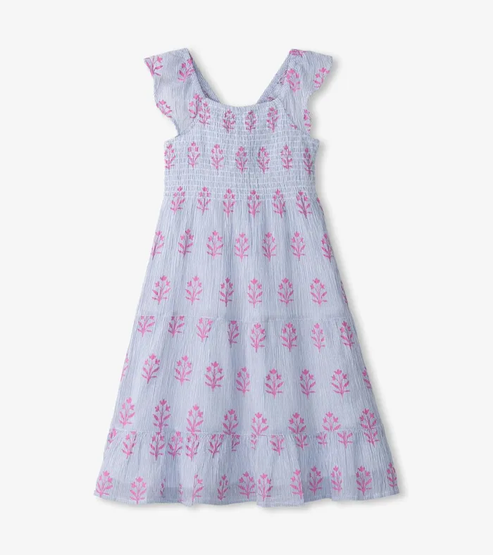 Hatley Girls Wildflower Smocked Dress Girls Dresses