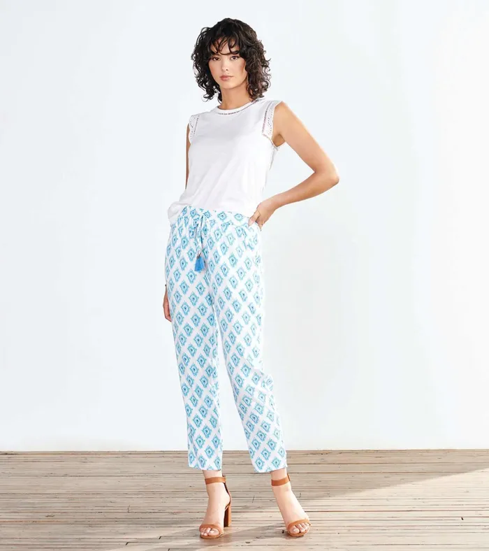 Hatley Pauline Pants 8211 Reflected Raindrops Women Bottoms