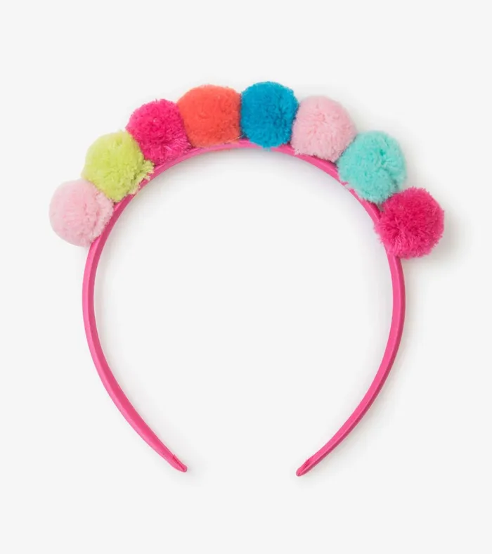 Hatley Pom Pom Crown Headband Girls Accessories