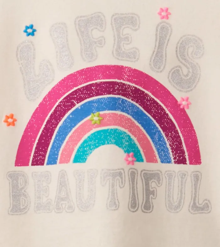 Hatley Rainbow Long Sleeve TShirt Baby and Toddler Tops