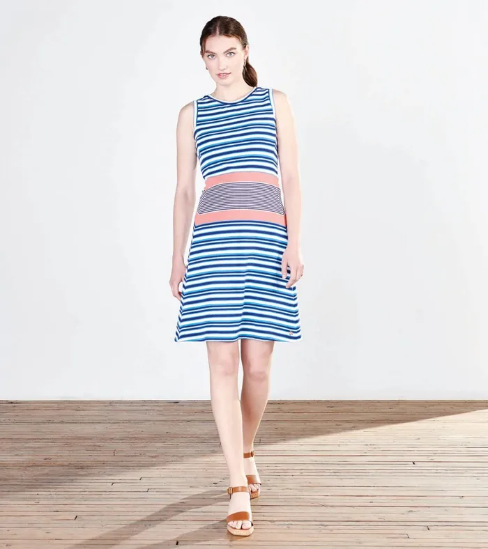 Hatley Sarah Dress 8211 Sunrise Stripes Women Dresses