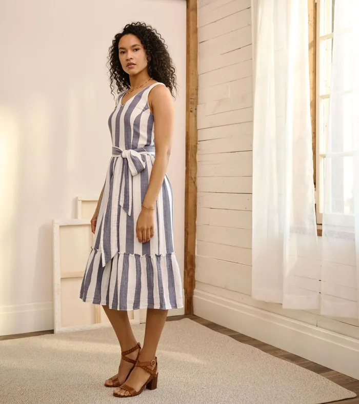 Hatley Sydney Midi Dress 8211 Summer Stripes Women Dresses