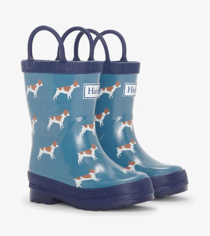 Hatley Toddler Boys French Bulldogs Rain Boots Baby and Toddler Rainwear