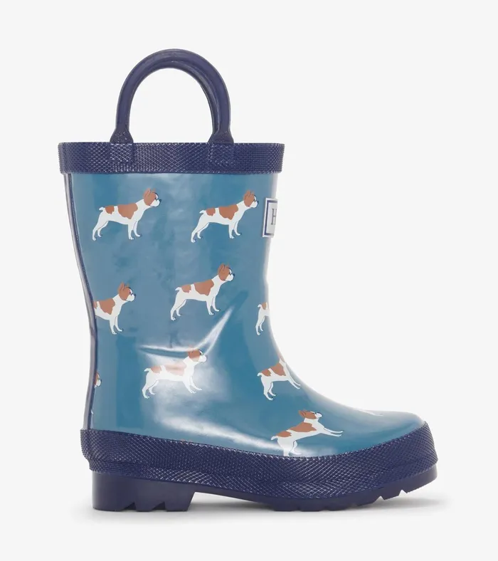 Hatley Toddler Boys French Bulldogs Rain Boots Baby and Toddler Rainwear