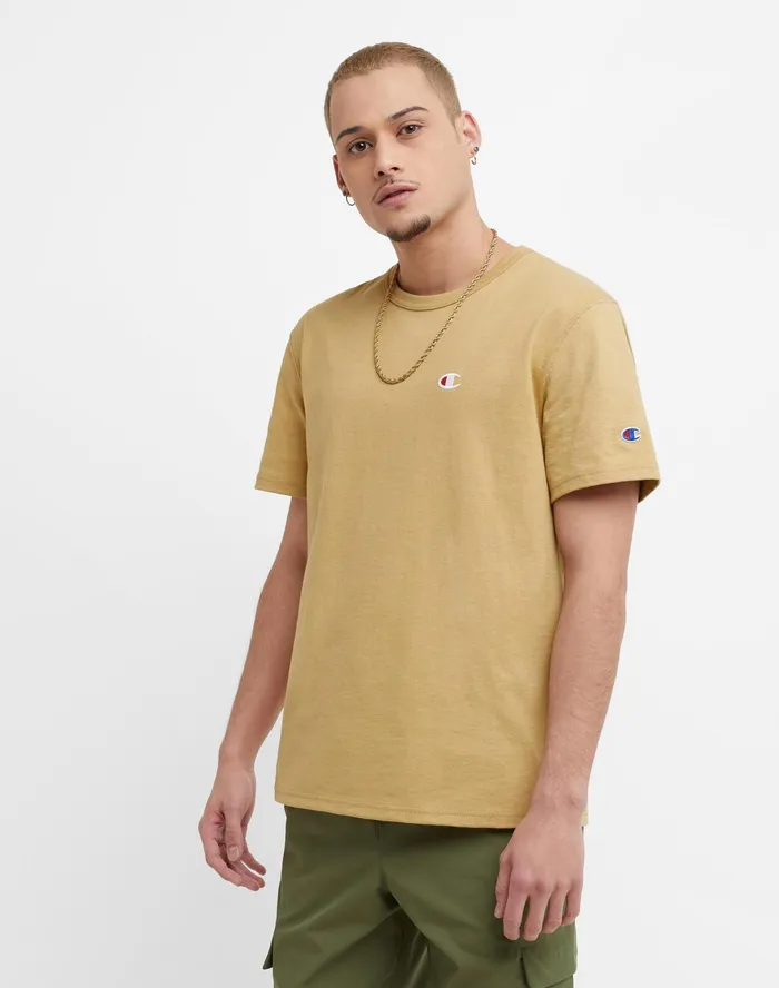Heritage ShortSleeve TShirt C Logo Sandrock Men Champion TShirts and Tops