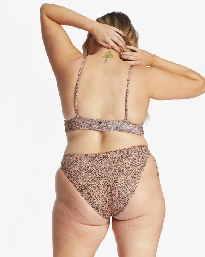 Hidden Shore Lowrider Animal Print Bikini Bottoms Toffee Women Billabong Bikini Bottoms