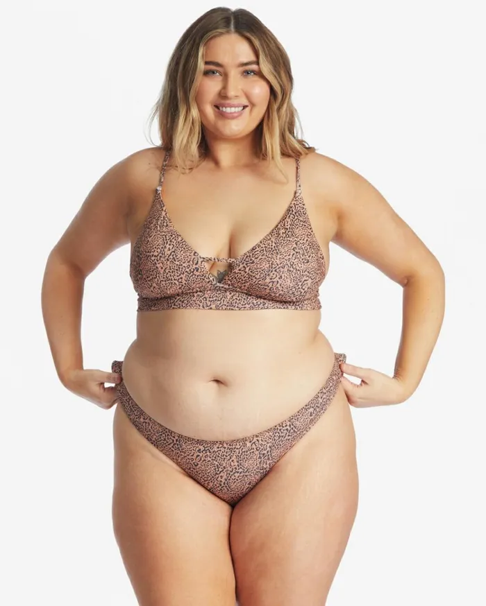 Hidden Shore Lowrider Animal Print Bikini Bottoms Toffee Women Billabong Bikini Bottoms