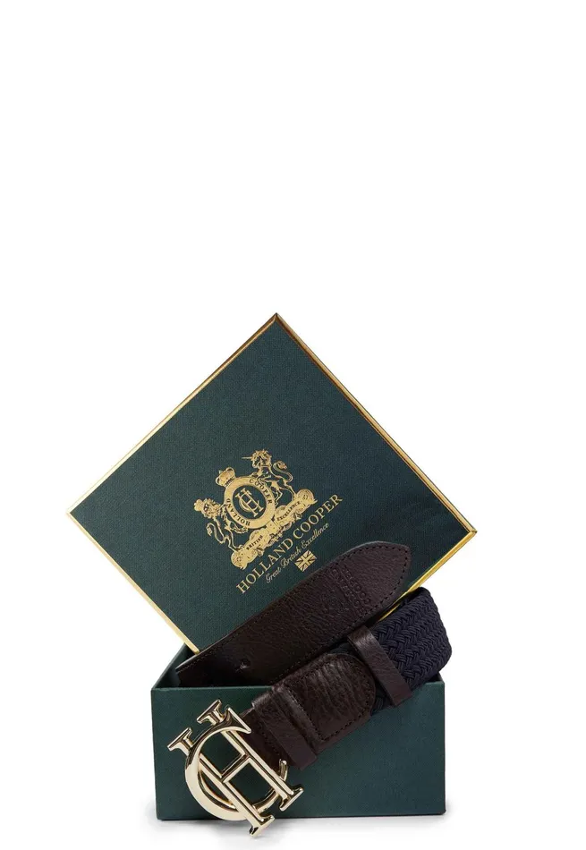 Holland Cooper Belts Women HC Heritage Belt Ink Navy