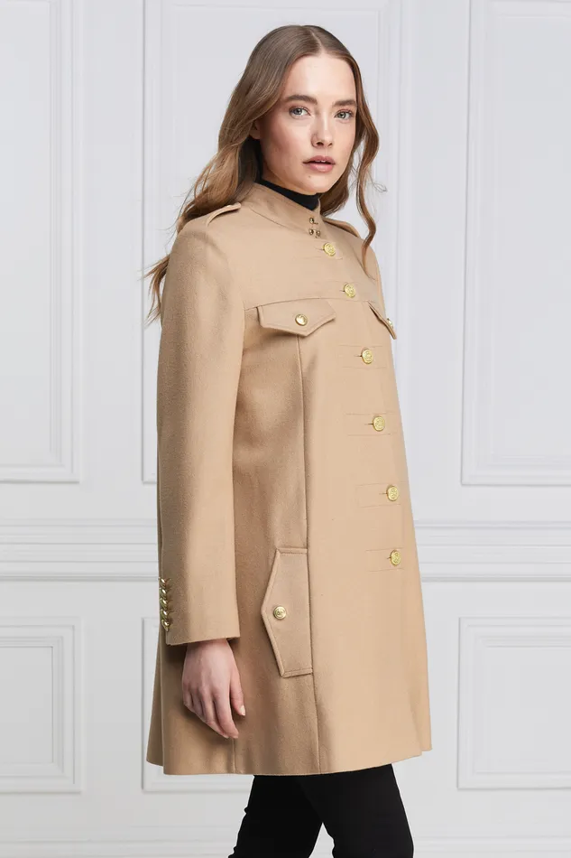 Holland Cooper Capes Women Highbury Cape Coat Camel