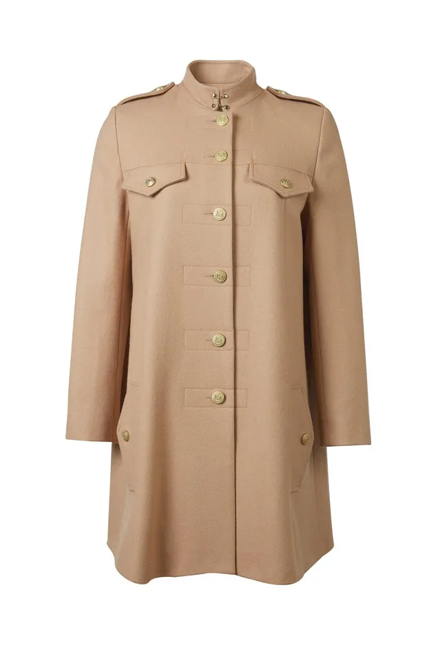 Holland Cooper Capes Women Highbury Cape Coat Camel