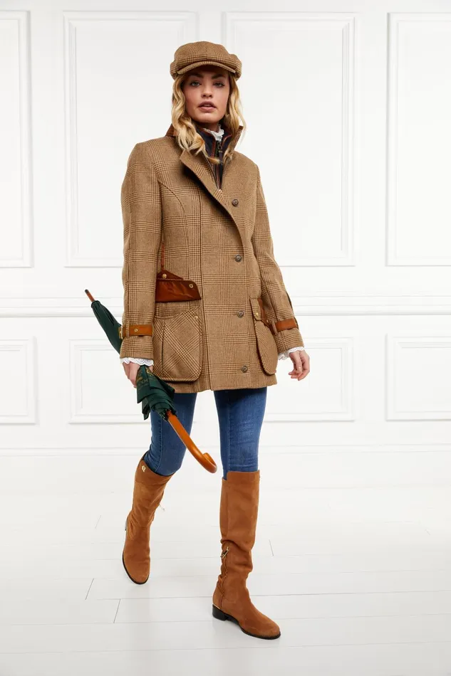 Holland Cooper Coats Women Balmoral Field Coat Tawny
