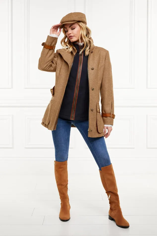 Holland Cooper Coats Women Balmoral Field Coat Tawny