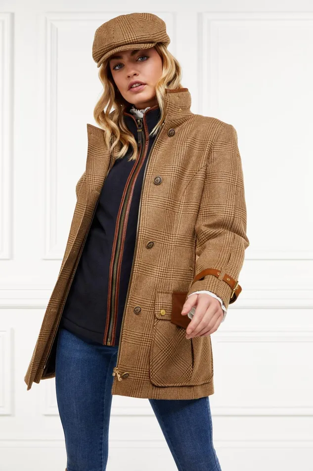 Holland Cooper Coats Women Balmoral Field Coat Tawny