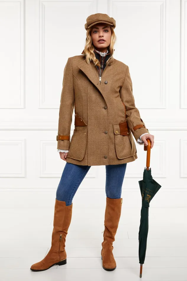 Holland Cooper Coats Women Balmoral Field Coat Tawny