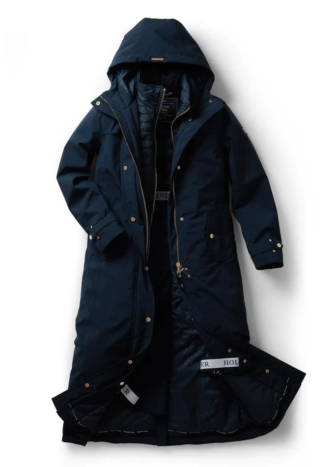 Holland Cooper Coats Women Longline Training Coat Holland Cooper Coats Women Longline Training Coat