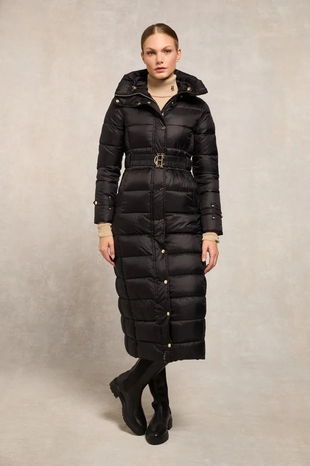 Holland Cooper Coats Women The Arosa Longline Coat Black