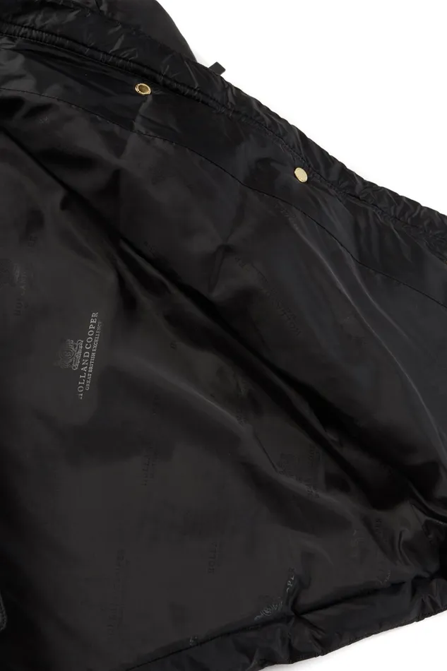 Holland Cooper Coats Women The Arosa Longline Coat Black Holland Cooper Coats Women The Arosa Longline Coat Black