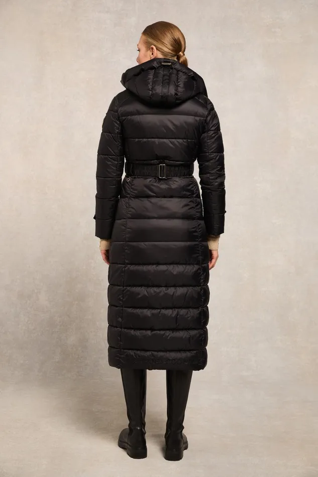 Holland Cooper Coats Women The Arosa Longline Coat Black Holland Cooper Coats Women The Arosa Longline Coat Black