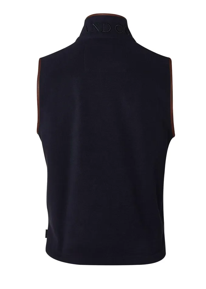 Holland Cooper Fleeces Men Country Fleece Gilet Ink Navy