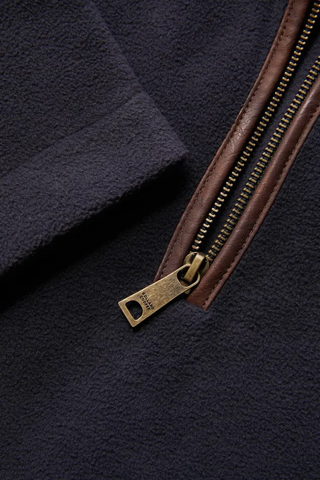 Holland Cooper Fleeces Men Country Fleece Quarter Zip Ink Navy Holland Cooper Fleeces Men Country Fleece Quarter Zip Ink Navy