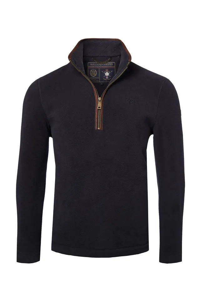 Holland Cooper Fleeces Men Country Fleece Quarter Zip Ink Navy Holland Cooper Fleeces Men Country Fleece Quarter Zip Ink Navy
