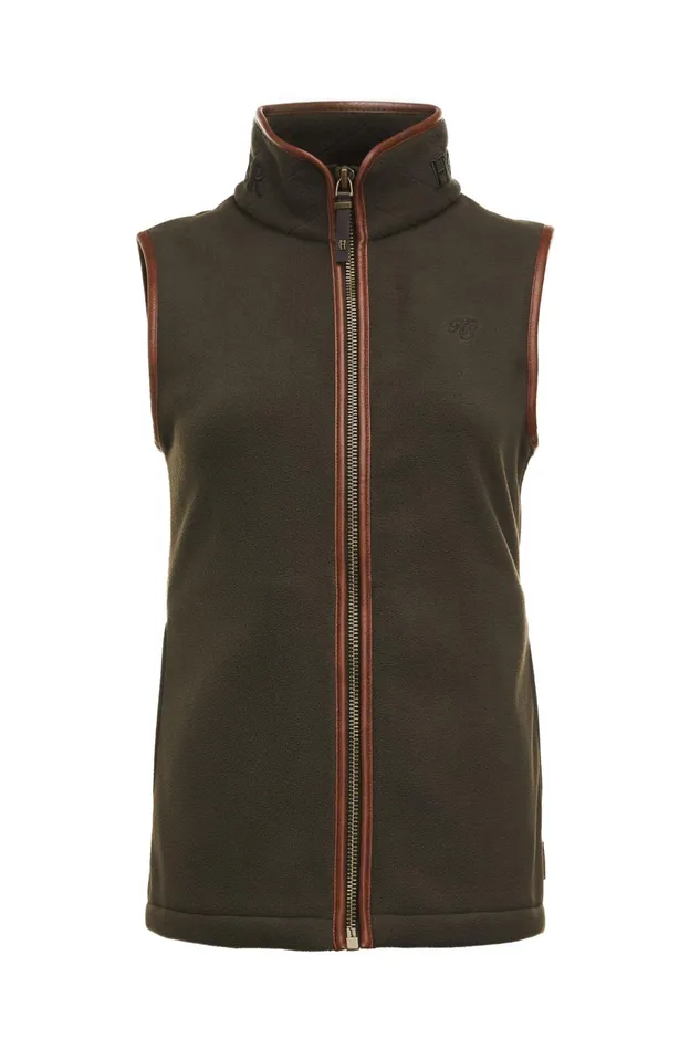 Holland Cooper Fleeces Women Country Fleece Gilet Khaki