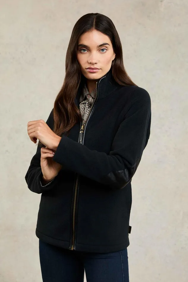 Holland Cooper Fleeces Women Country Fleece Jacket Black